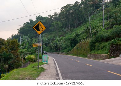 Landslide Prone Area Warning Sign