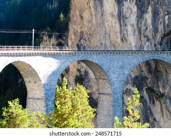 Landwasser Viaduct / Rhaetian Railway / Switzerland