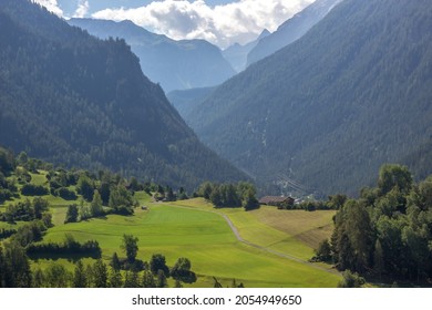 Landwasser Viaduct In Switzerland In Alps