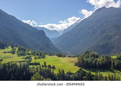 Landwasser Viaduct In Switzerland In Alps