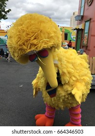 LANGHORNE, PA - MAY 7: Neighborhood Street Party Parade At Sesame Place In Langhorne, Pennsylvania, On May 7, 2017. The Park Includes Rides, Shows, And Water Attractions Suited To Young Children.