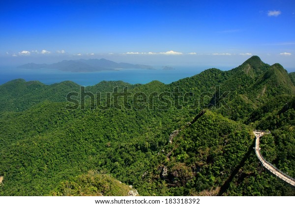 Langkawi\
island landscape, Malaysia, Southeast\
Asia