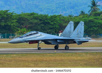 Langkawi Malaysia Mar 30 2019 Sukhoi Stock Photo Edit Now 1446470192