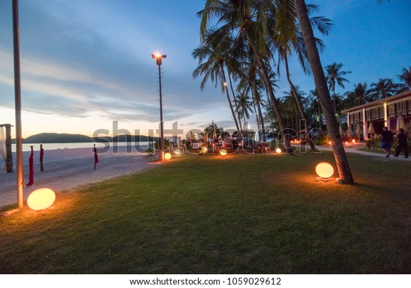 Langkawi Malaysia March 2018 Nightlife Cba Holidays Stock Image