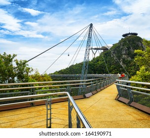 Langkawi Sky Bridge In Malaysia.