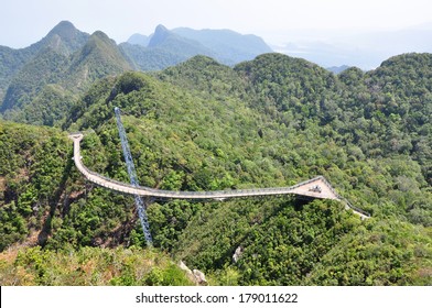 Langkawi Sky Bridge In Malaysia.