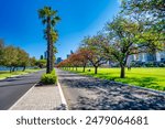 Langley Park and Perth Skyline on a beautiful sunny day, Australia