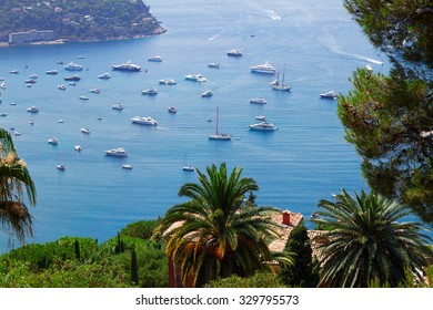 Lanscape Of Coast And Turquiose Water Of Cote DAzur, Riviera, France