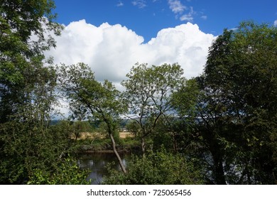 Lanscape Over The River Forth, Stirling, Scotland