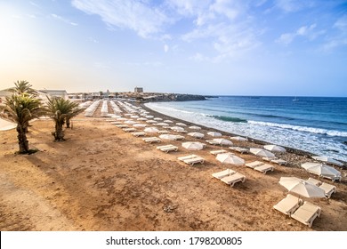 Lanscape Of Tabarca Island Beach In Spain With No People.