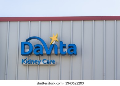 Lansdale, PA - March 19, 2019: DaVita Kidney Care On Valley Forge Road Is A Dialysis Clinic. DaVita Kidney Care Is A Division Of DaVita Inc., A Fortune 500® Company.