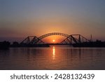 The Lansdowne Bridge is a 19th century bridge that spans the Indus River between the cities of Sukkur and Rohri, in the Sindh province of Pakistan.the bridgeis longest rigid girder bridge in the world
