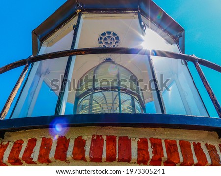 lantern of the little sable point lighthouse - Michigan
