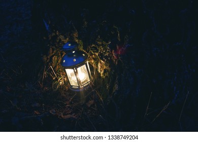 lantern in the night