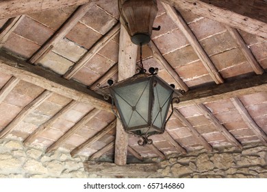 the lantern on the ceiling