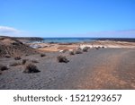 Lanzarote saltworks salinas de Janubio colorful Canary Islands