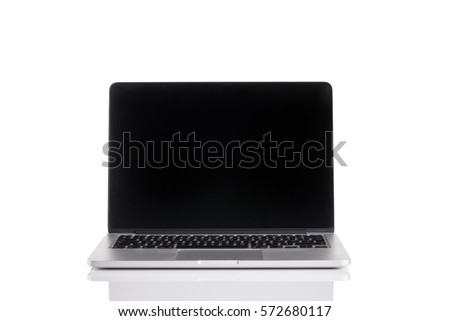 Lap top isolated on a white background