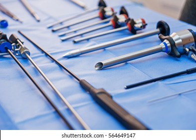 Laparoscopic Tools On Sterile Table Stock Photo 564649147 | Shutterstock