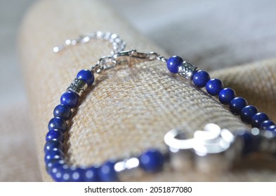 Lapis Lazuli Bracelet 4 Mm.