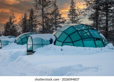 Lapland Finland 2004 Glass Igloos Arctic Stock Photo 2026094837 ...