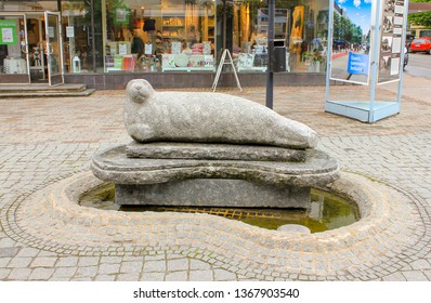 Lappeenranta, Finland. 12.06.2012. Monument Of Saimaa Seal