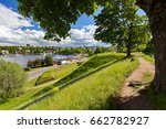 Lappeenranta, Finland - The Saimaa in the center of the Lappeenranta. View from the fort