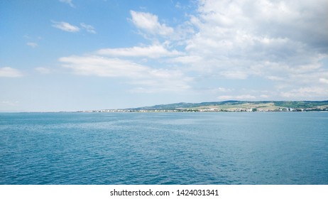 Lapseki On The Coast Of Remote View In Canakkale, Turkey.