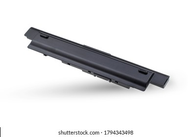laptop battery isolated on white background