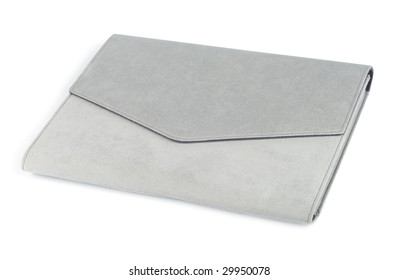 Laptop Case Isolated With Clipping Path Over White Background