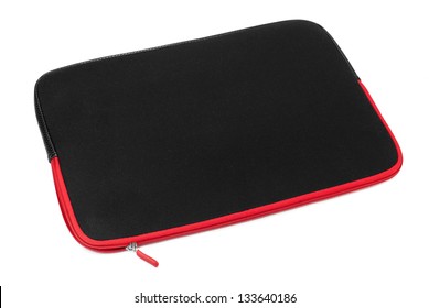 Laptop Case. Isolated On A White Background