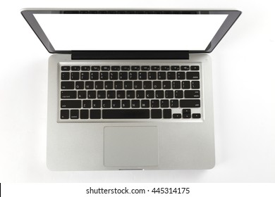 laptop computer notebook on white background