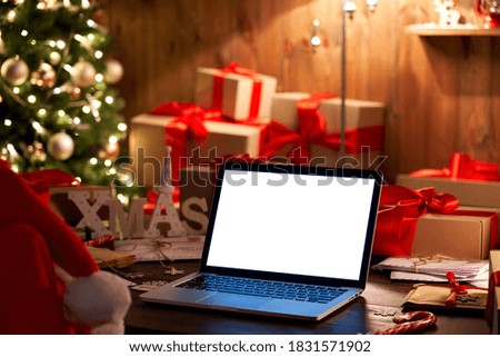 Similar – Image, Stock Photo Christmas concept background