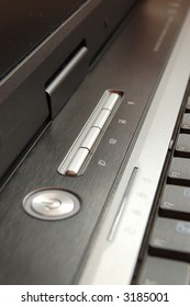 Laptop elements with selective focus   on message button