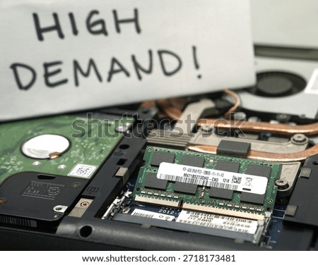 A laptop interior featuring a 