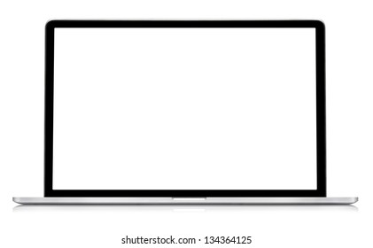 Laptop Isolated On White