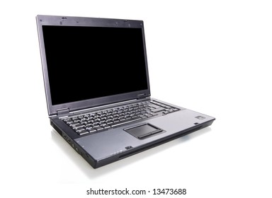 laptop isolated over white background