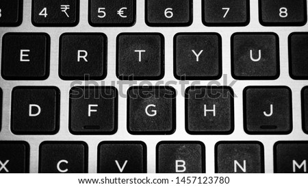 Laptop Keyboar keys for background