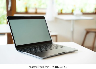 Laptop on the table for professional work