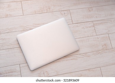 laptop in studio