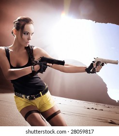 Lara Croft In Action