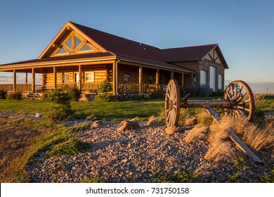 Laramie, Wyoming Ranch Sunset - Shutterstock ID 731750158