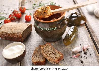 Lard With Bread