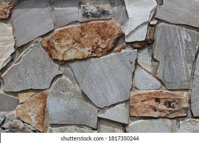 Large Artificial Flat Rock Surface Stone Veneer