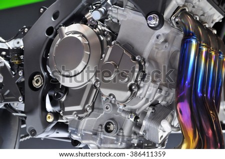 Of large bike engine
