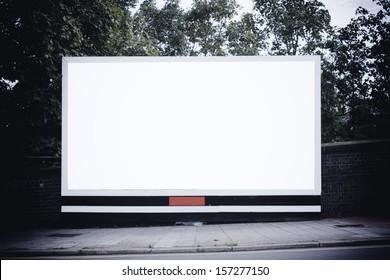 Large Blank Billboard