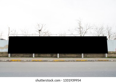 Large blank billboard giantboard for outdoor advertising.  - Shutterstock ID 1331939954