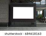  Large blank billboard on a street wall,  banners with room to add your own text