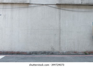 Large Blank Billboard On A Street Wall, Banners With Room To Add Your Own Text