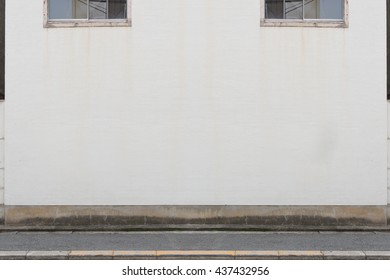 Large Blank Billboard On A Street Wall, Banners With Room To Add Your Own Text