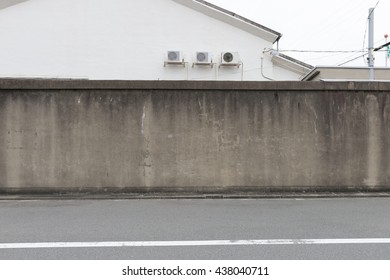 Large Blank Billboard On A Street Wall, Banners With Room To Add Your Own Text